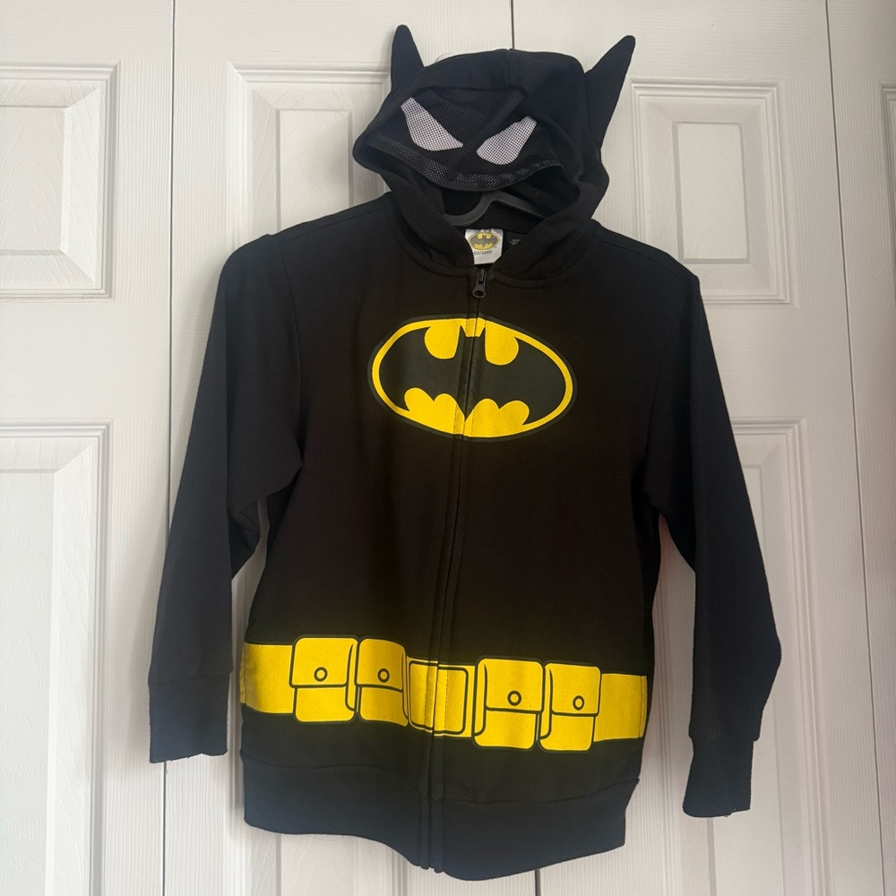 Batman Hoodie with Logo and Mask Hoodie
